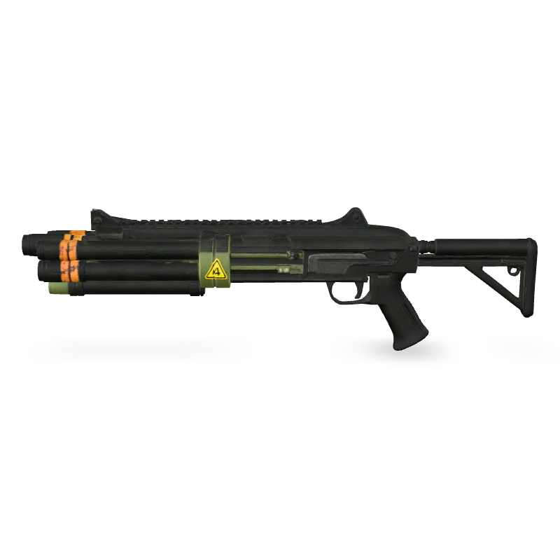 Handheld minigun chaingun (Meshy)